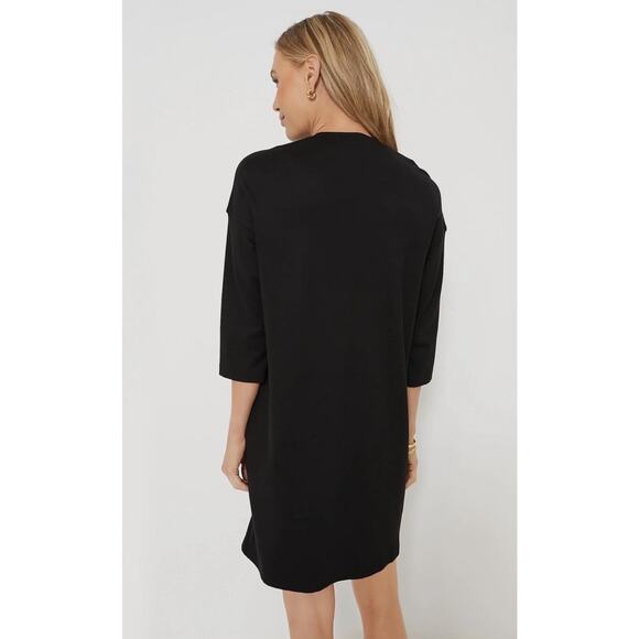 Tuckernuck Black Ellington Dress Small Classic Elegant Minimalist Contemporary - Picture 5 of 15